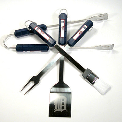 4 Pc Bbq Set Detroit Tigers - 05110