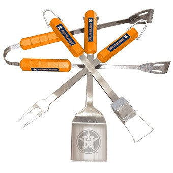 4 Pc Bbq Set Houston Astros - 05111