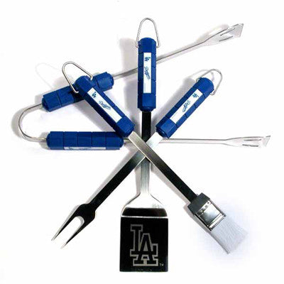 4 Pc Bbq Set Los Angeles Dodgers - 05115