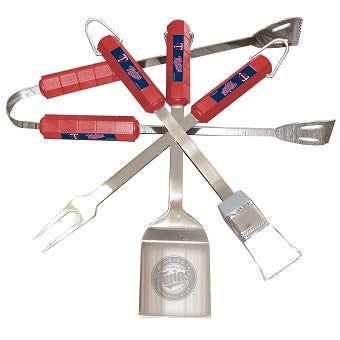 4 Pc Bbq Set Minnesota Twins - 05117