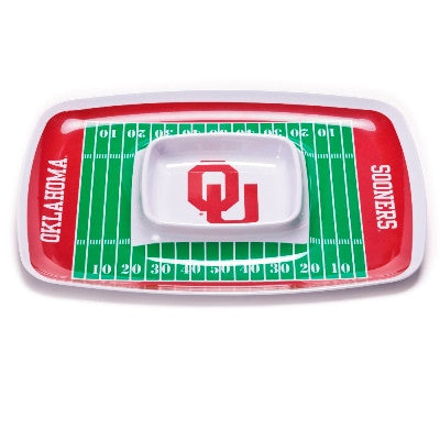 Chip & Dip Tray Oklahoma Sooners - 32019