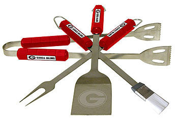 4 Pc Bbq Set Georgia Bulldogs - 61007