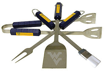 4 Pc Bbq Set West Virginia Mountaineers - 61012