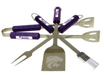 4 Pc Bbq Set Kansas State Wildcats  - 61018