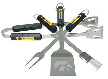 4 Pc Bbq Set Iowa Hawkeyes   - 61024