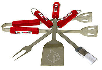 4 Pc Bbq Set Louisville Cardinals - 61032