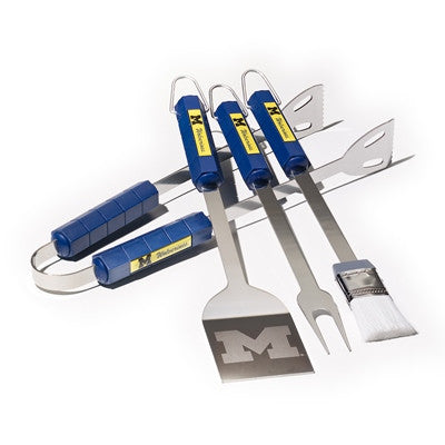 4 Pc Bbq Set Michigan Wolverines - 61103