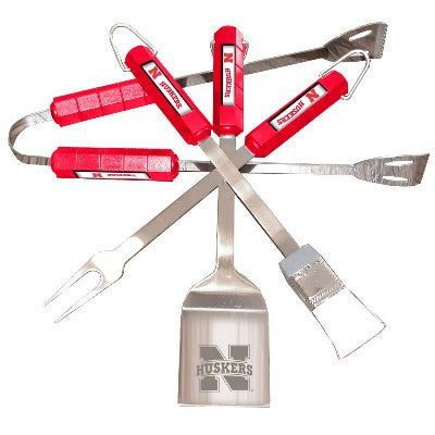 4 Pc Bbq Set Nebraska Cornhuskers - 61105