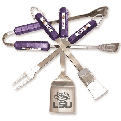 4 Pc Bbq Set LSU Tigers - 61215