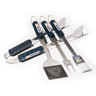 4 Piece Bbq Set Chicago Bears - 78101