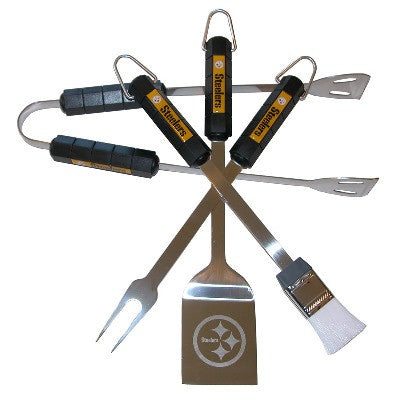 4 Piece Bbq Set Pittsburgh Steelers - 78113