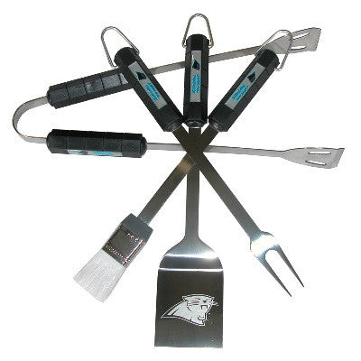 4 Piece Bbq Set Carolina Panthers - 78129