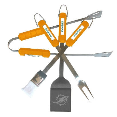 4 Piece Bbq Set Miami Dolphins - 78133