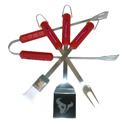 4 Piece Bbq Set Houston Texans - 78163