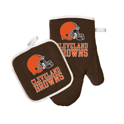 Cleveland Browns Oven Mitt and Pot Holder