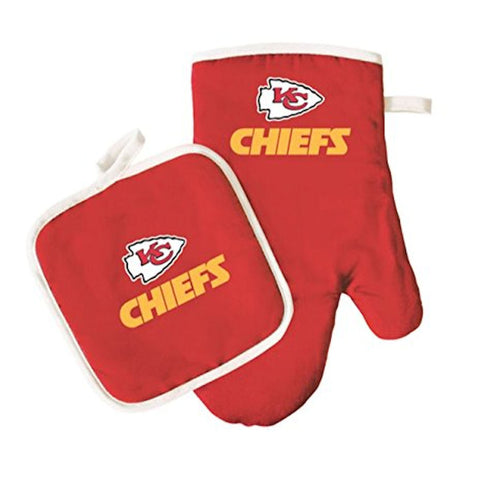 Kansas City Chiefs Oven Mitt and Pot Holder