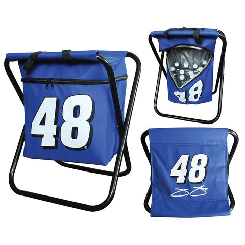 Jimmie Johnson Nascar Driver Ice Chest Quad Chair Royal Blue