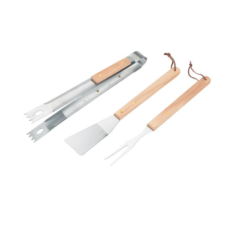 PremiumConnection Home Kitchen Utensil 3 Pc Stainless Steel Bbq Tools